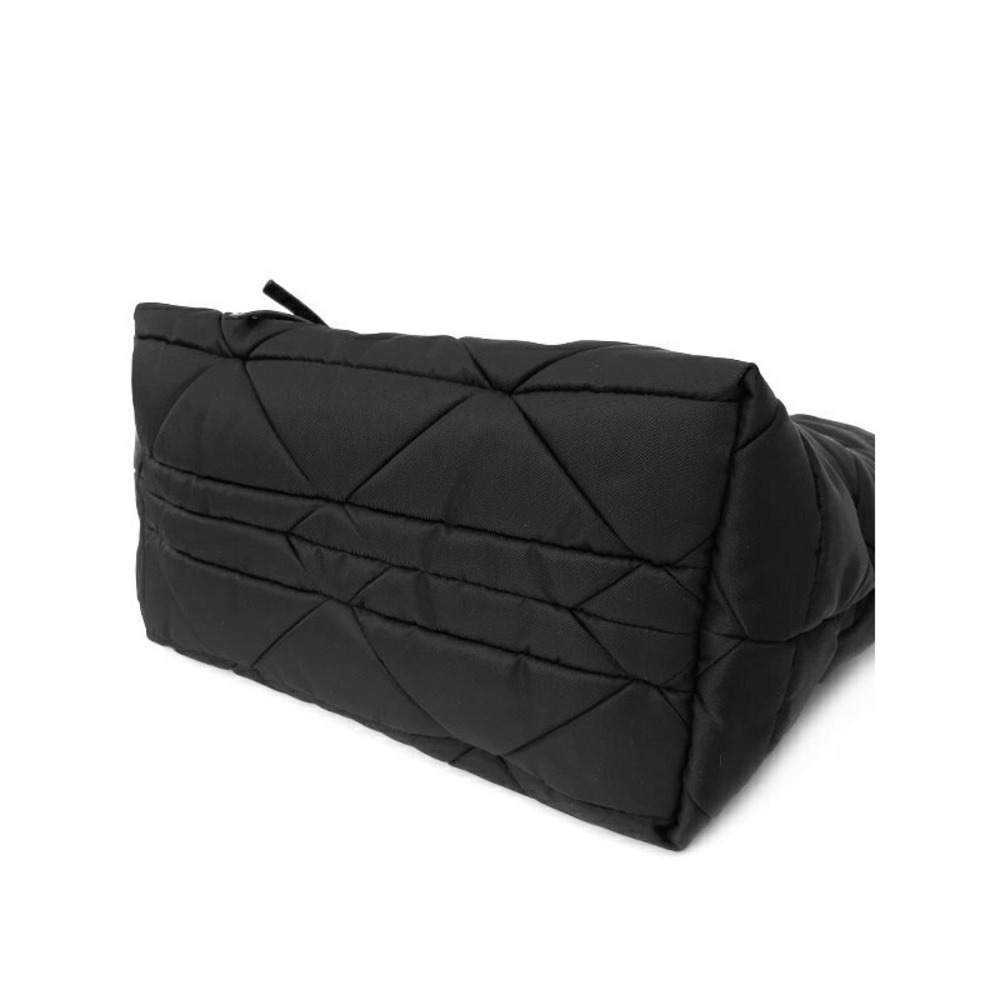 Prada Padded ReNylon Tote Bag black quilted bag triangle logo - Picture 5 of 9